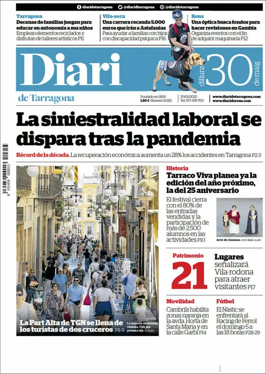 T'expliquem les portades dels diaris del territori d'aquest 30 de maig
