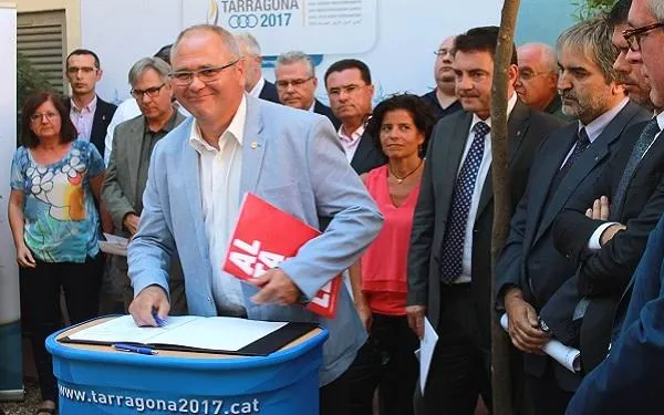 L’alcalde d’Altafulla, Fèlix Alonso, se suma al front comú del territori per defensar els Jocs Mediterranis Tarragona 2017