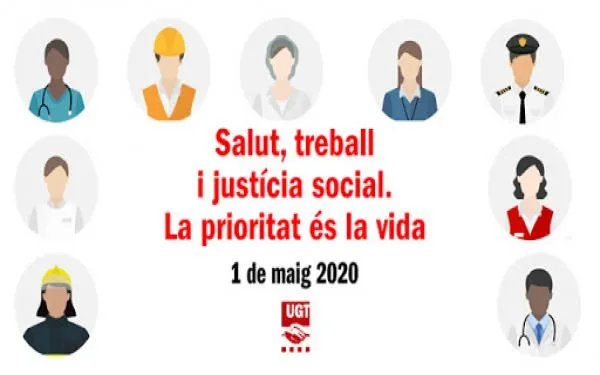 Els sindicats plantegen un Primer de Maig extraordinari en homenatge als treballadors essencials