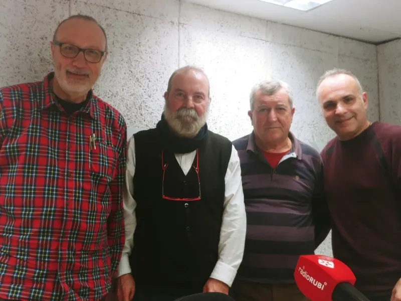 Les pensions a la taula de l'estudi amb responsables estatals de COESPE i de Marea de Pensionistes de BCN i Rubí