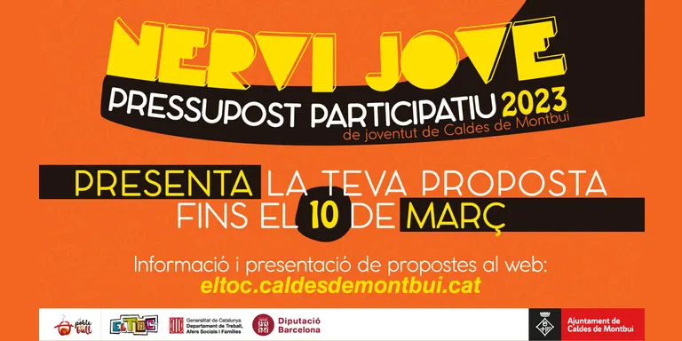L’edició 2023 dels pressupostos participatius Nervi Jove destinarà 6.000 euros a les propostes més votades