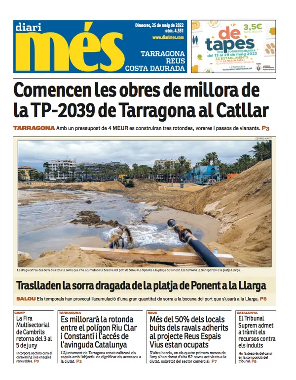 T'expliquem les portades dels diaris del territori d'aquest 25 de maig