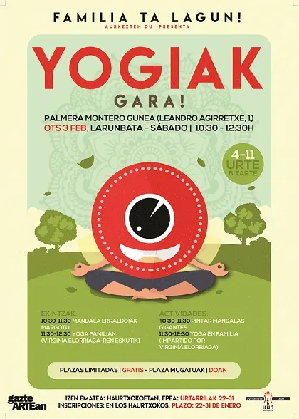 ¡FAMILIA TA LAGUN! ¡SOMOS YOGIS!