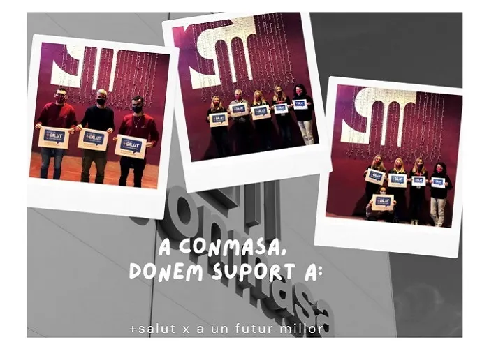L'empresa Conmasa dona suport a la campanya "+salut x a un futur millor" per lluitar contra la Covid