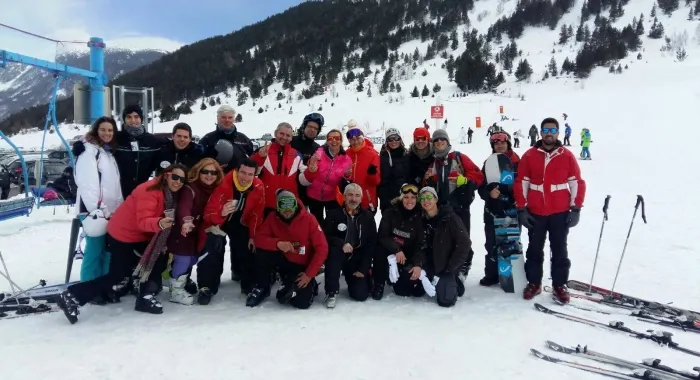 Última sortida aquest cap de setmana a Porte-Puymorens ( Foto: Associació Ski Arenys )