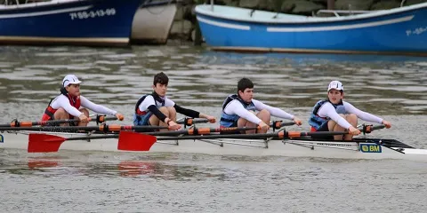 Regata de Remo en Banco móvil-