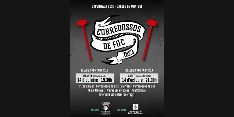 El Ball de Diables de Caldes celebra 30 anys amb un correfoc especial pels Corredossos