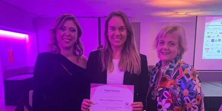 Berta Castells, premiada a la Gala Talent Femení
