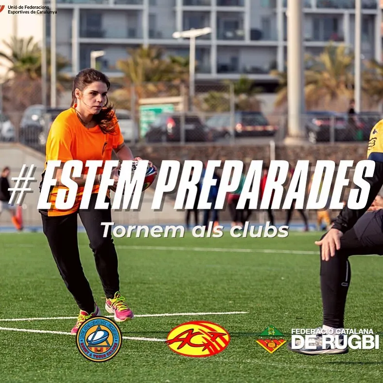 El Rugby&Touch Caldes personalitza la campanya “Estem Preparades”