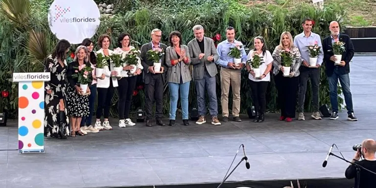 Vilassar de Mar rep tres Flors d’Honor de Viles Florides