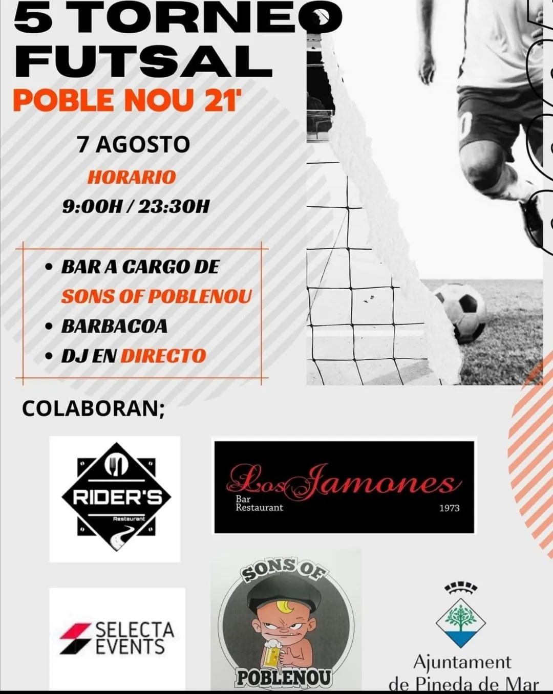 Arriba el 5è Torneig Futsal que es disputarà a Poblenou