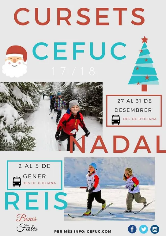 Inscripcions obertes per als cursos d'esquí de fons del CEFUC
