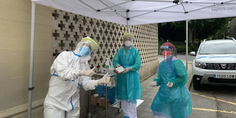 El CAP de la Seu habilita un espai obert per a proves PCR per a pacients amb símptomes
