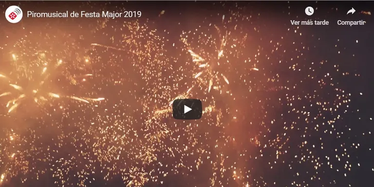Piromusical de la Festa Major 2019