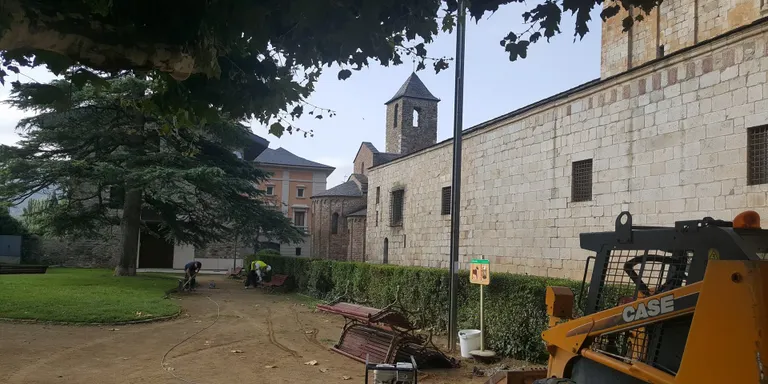En marxa les obres de reforma del parc del Cadí de la Seu d'Urgell
