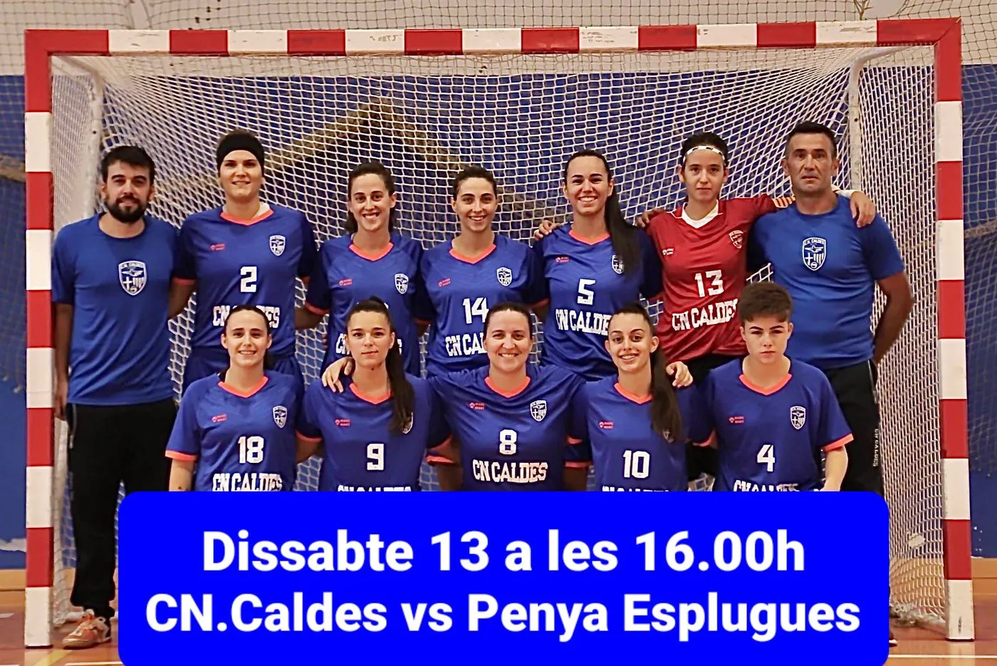 El CN Caldes de futbol sala femení buscarà el vuitè triomf en vuit partits