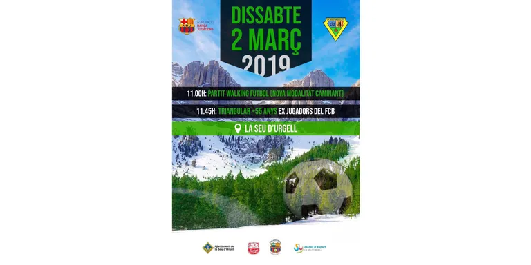 La Seu d'Urgell acull un triangular dels veterans del Futbol Club Barcelona