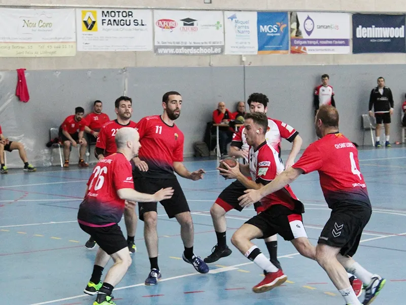 Partit treballat a Sant Feliu per part de l'Handbol Rubí