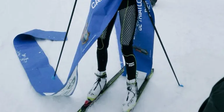 Laura Orgué, campiona estatal de triatló d'hivern