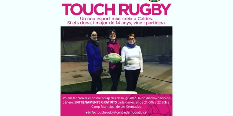 La secció de Touch Rubgy presenta oficialment la seva campanya “Touch en femení”