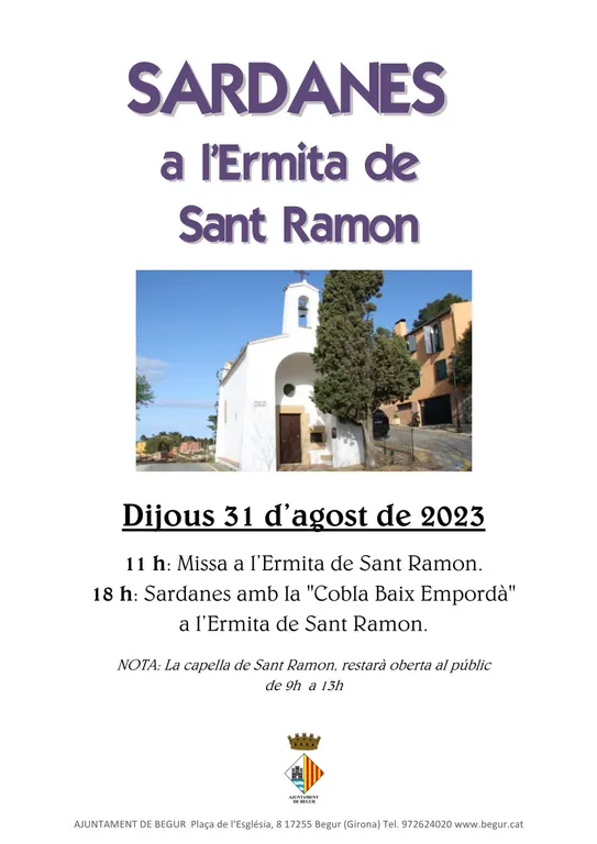 Les sardanes tornen a l’ermita de Sant Ramon en commemoració de la seva diada