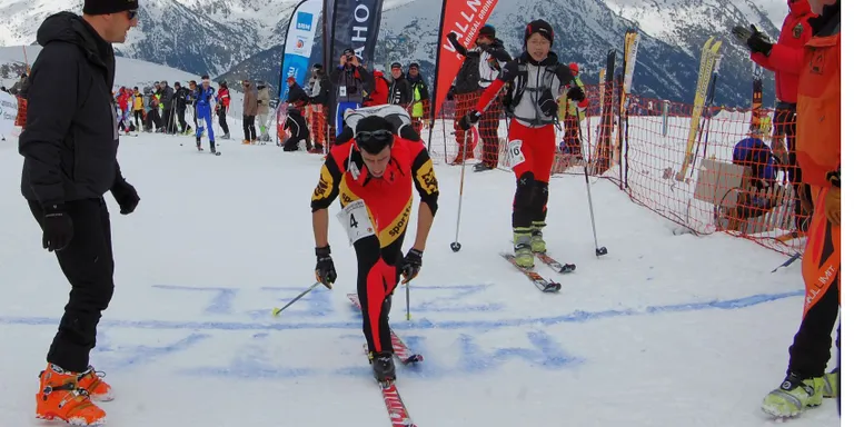 Kilian Jornet guanya la Vertical Race dels Campionats del Món d'Esquí de Muntanya