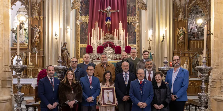 Inmaculada Concepción García González en la Exaltación al Cristo de Santiago