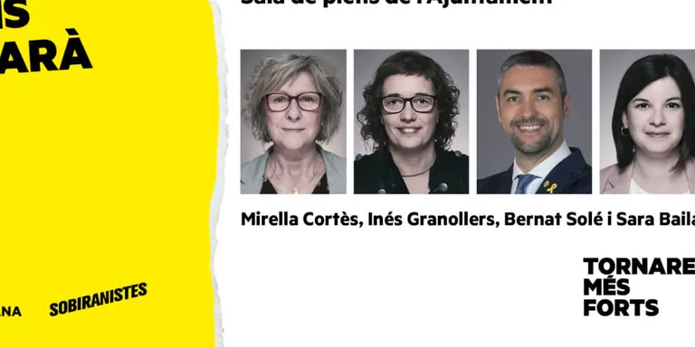 ERC organitza un acte de campanya a Agramunt