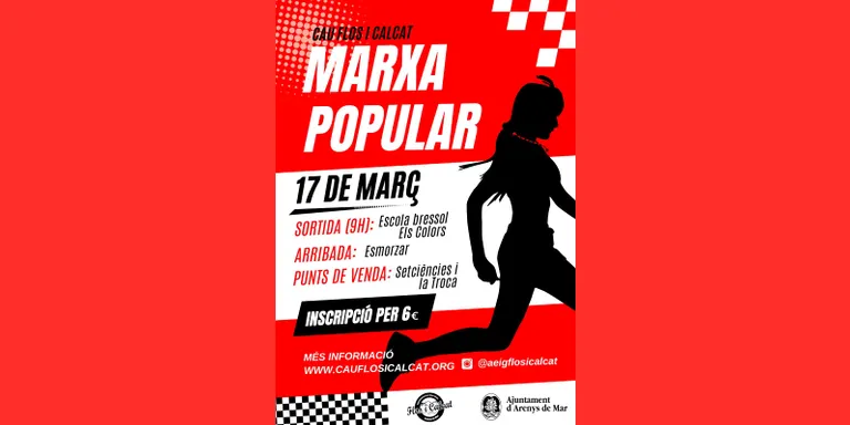 El Cau Flos i Calcat organitza la primera Marxa Popular pels Rials d'Arenys