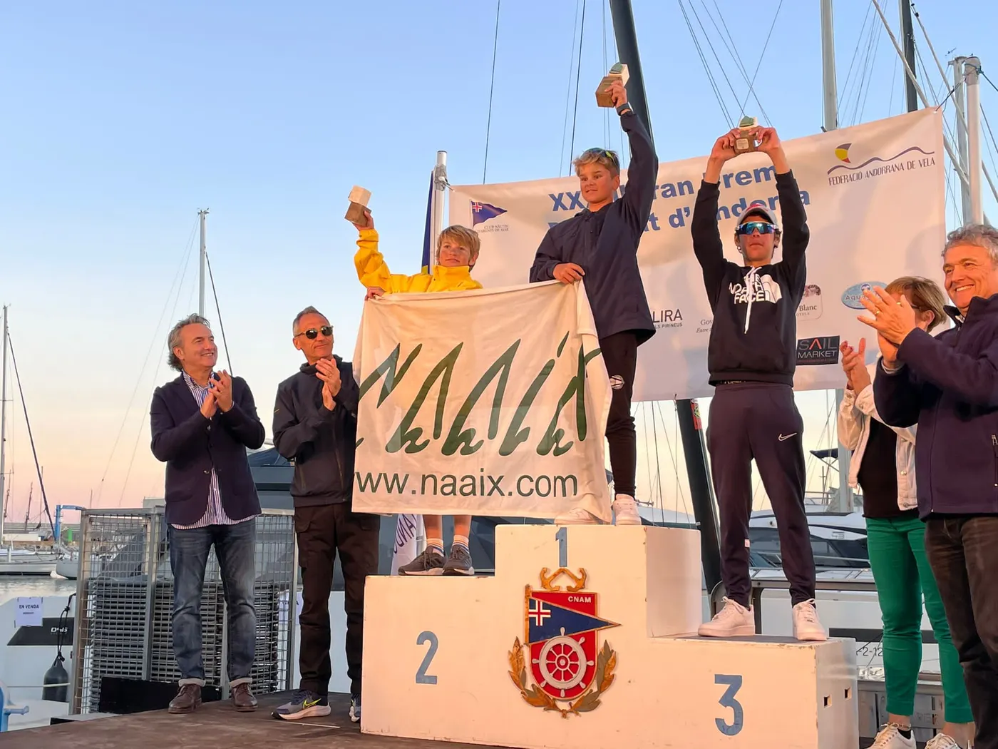 Iker Múgica s’imposa al Gran Premi d'Andorra d’Optimist del Club Nàutic d'Arenys de Mar