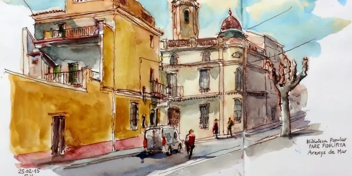 Arenys de Mar acull demà una trobada d’Urban Sketchers