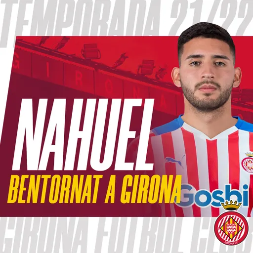 Roda de Premsa Presentació del nou jugador del Girona FC, Nahuel Bustos