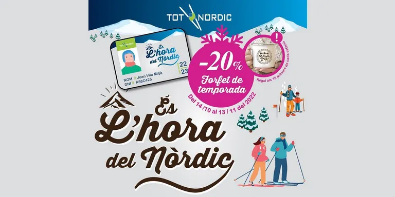Ja es pot adquirir el forfet de temporada de Tot Nòrdic