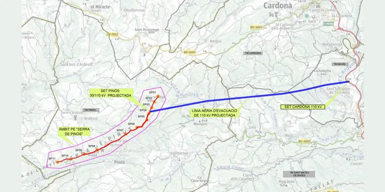 L'empresa que impulsava la creació d'un parc eòlic a Pinós ha retirat el projecte davant la incertesa jurídica per tirar-lo endavant