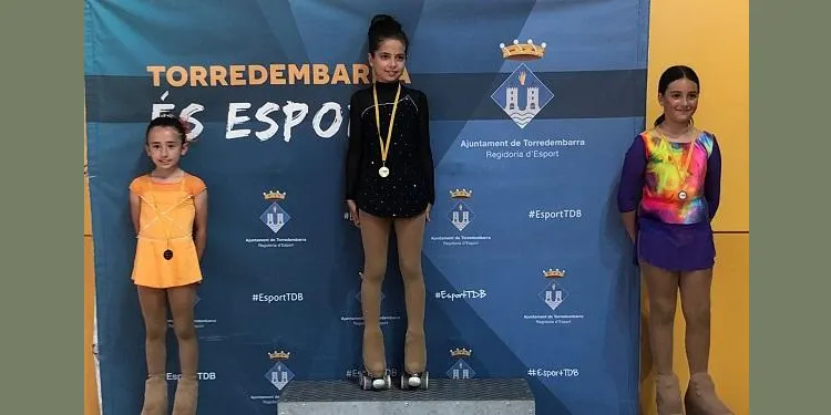 El Club Patí Torredembarra obté 12 medalles en el Trofeu de Promoció de Patinatge al Pavelló Sant Jordi