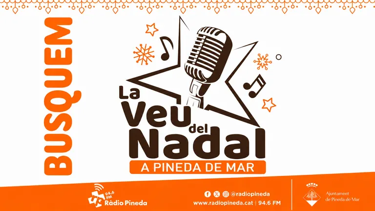 Nens i nenes: busquem La Veu del Nadal a Pineda