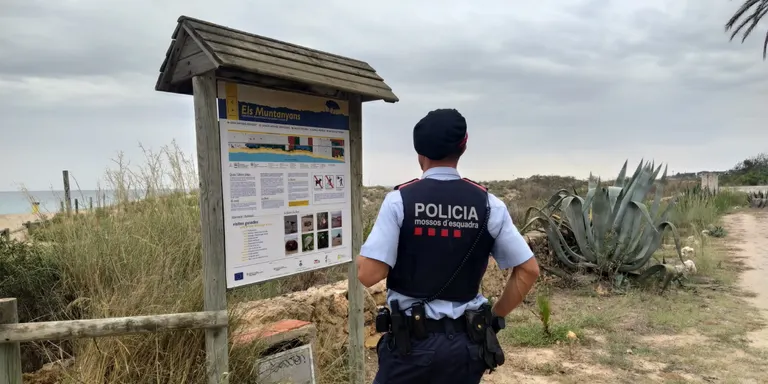 Costes inicia les obres de restauració de l'antic aparcament de la platja dels Muntanyans de Torredembarra