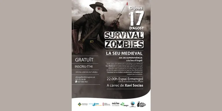 El joc 'Survival Zombies la Seu Medieval', proposta innovadora de l'Agenda Jove d'Estiu