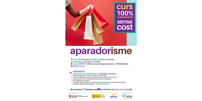 L'AEAU obre inscripcions per a un curs d'aparadorisme