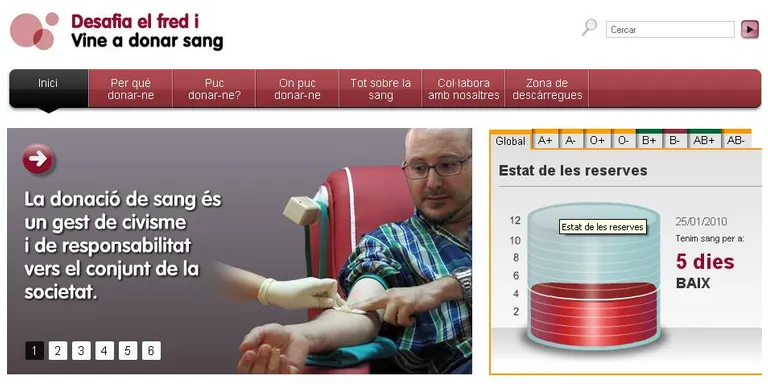 Nova campanya de donació de sang a la Seu