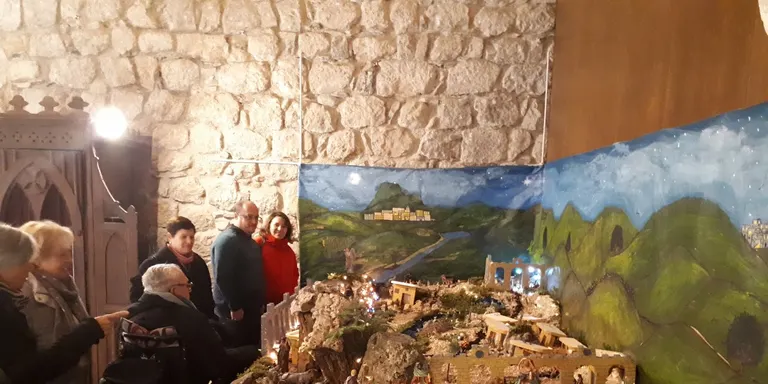 Pessebre tradicional a l’església de Santa Maria d’Organyà