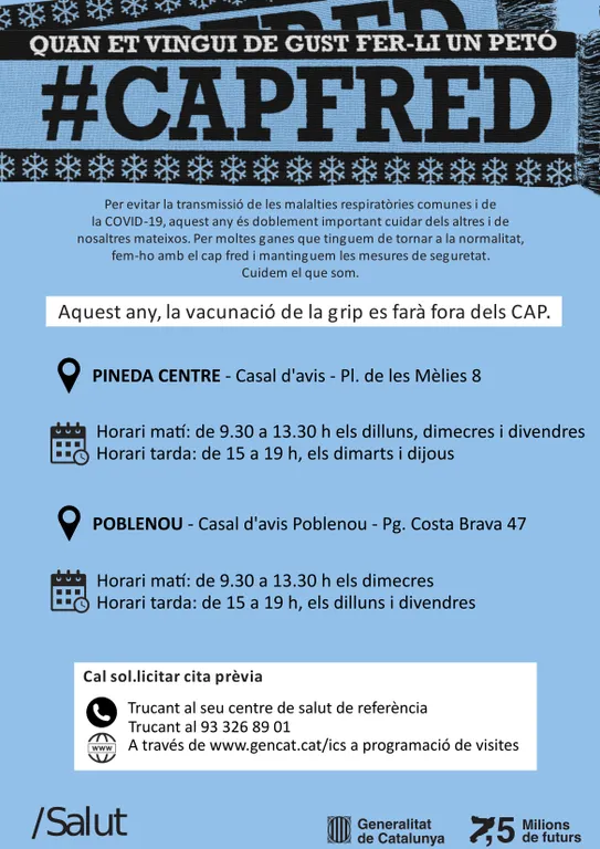 Campanya de vacunació de la grip