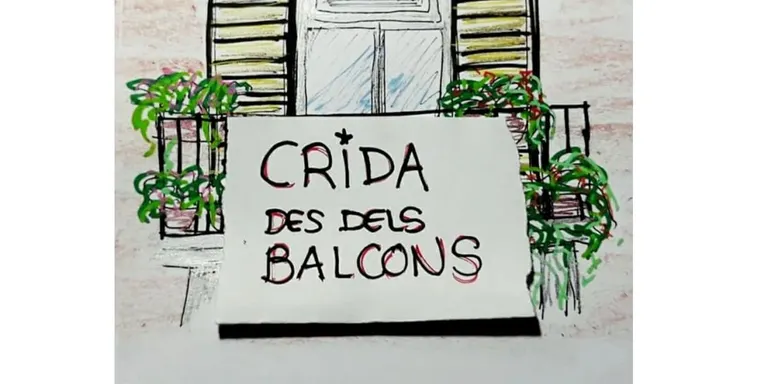 Impulsen la 'Crida des dels balcons', un nou espai per donar una resposta solidaria a la crisis sanitària i econòmica