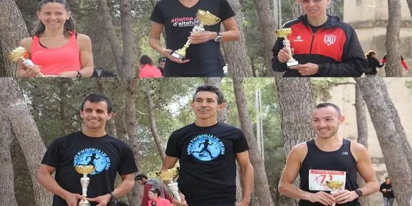 Manuel Torres i Marta Camps, nous campions de la Cursa de Tardor dels Atletes d’Altafulla