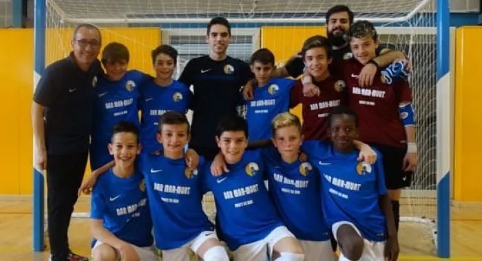 L'equip Alevà del FutSal ( Foto: Club FutSal Arenys )