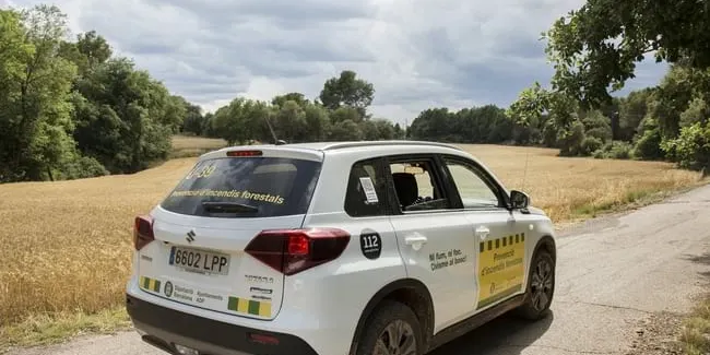 Risc extrem d’incendi forestal amanit amb elevades temperatures