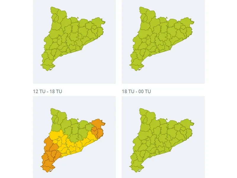 L'onada de calor remetrà a partir de dimarts