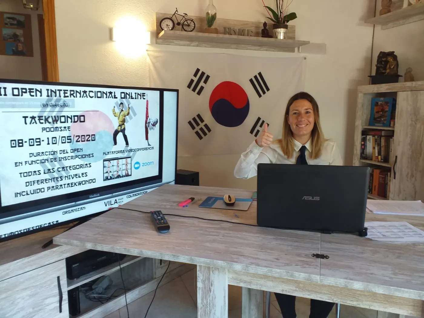 El club Taekwondo Vilassar ha organitzat durant el confinament dos open on-line de repercussió mundial