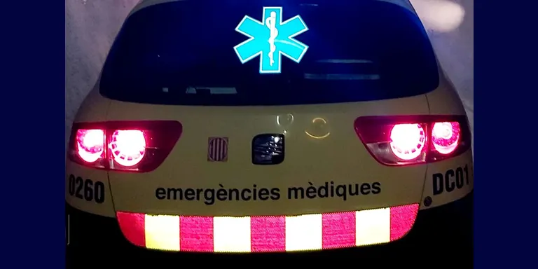 Mor un dels quatre accidentats dilluns a la nit a la sortida de la C-32 a causa d'un senglar