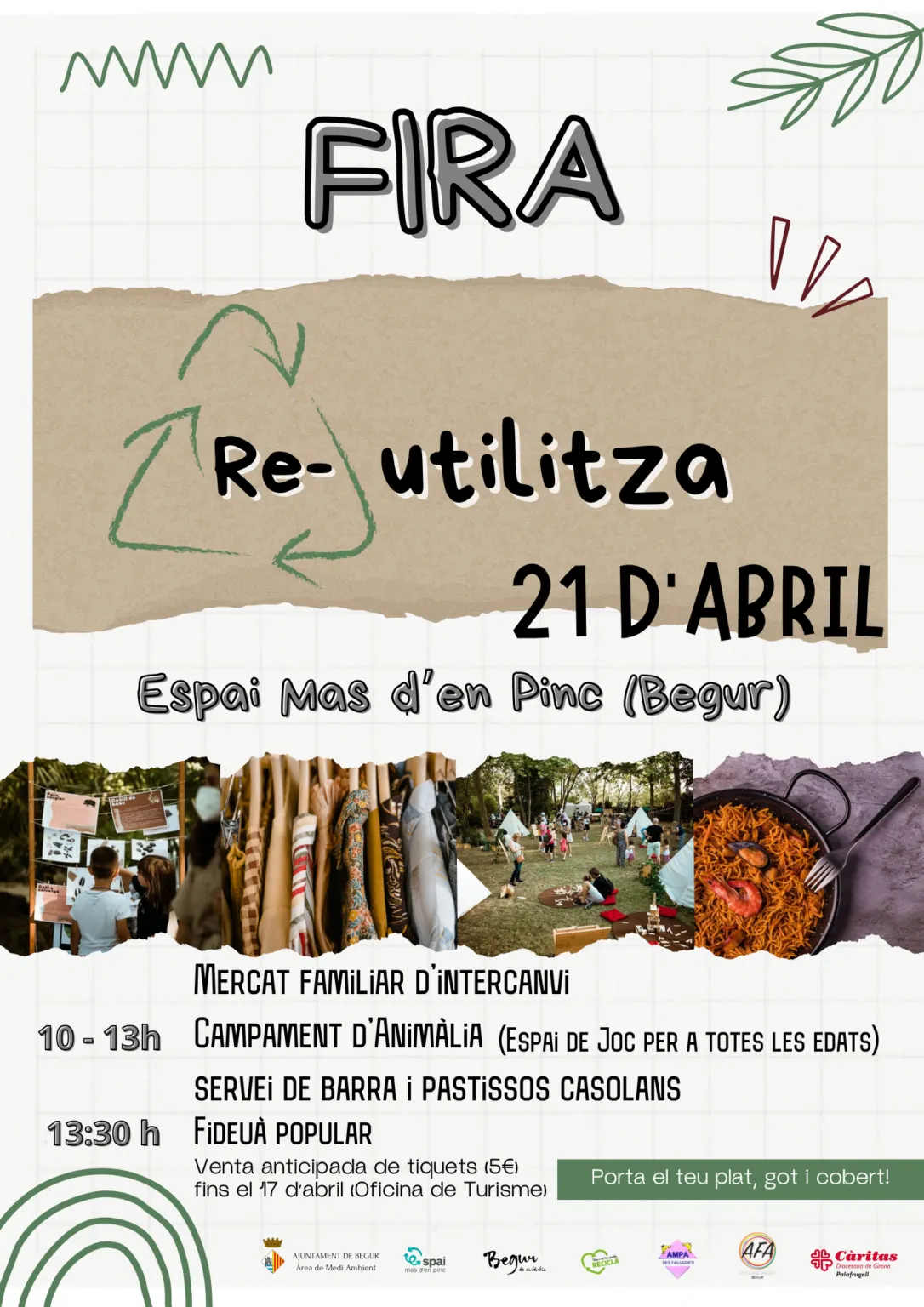 Begur celebra el Dia de la Terra amb la Fira Re-utilitza a l’Espai Mas d’en Pinc